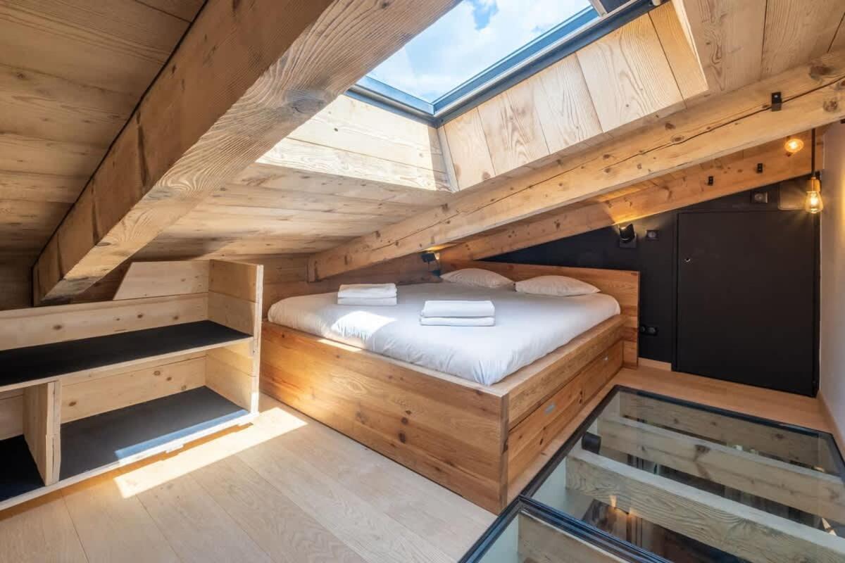Chalet Racar Pour 4 Personnes, Centre Ville Et Vue Sur La Montagne Chamonix Eksteriør bilde