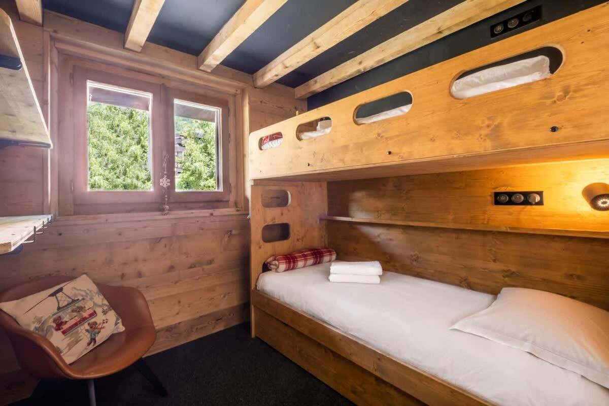 Chalet Racar Pour 4 Personnes, Centre Ville Et Vue Sur La Montagne Chamonix Eksteriør bilde