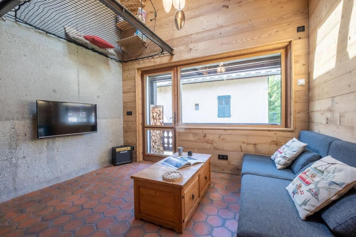 Chalet Racar Pour 4 Personnes, Centre Ville Et Vue Sur La Montagne Chamonix Eksteriør bilde